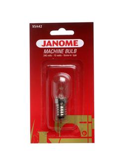 Janome XSA42 15W ES Sewing Machine Light Bulb, Clear