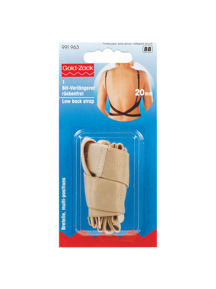Prym Low Back Bra Strap, Nude, Nude