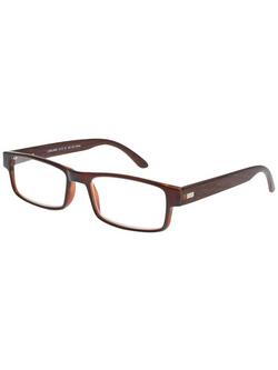 Magnif Eyes Oakland Unisex Average Fit Ready Readers Oakland Glasses, Redwood, Redwood