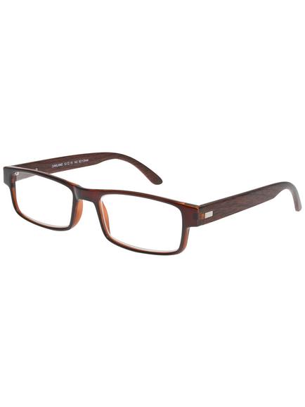 Magnif Eyes Oakland Unisex Average Fit Ready Readers Oakland Glasses, Redwood, Redwood