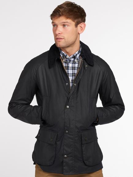 Barbour Ashby Waxed Field Jacket, Navy, Blue Navy