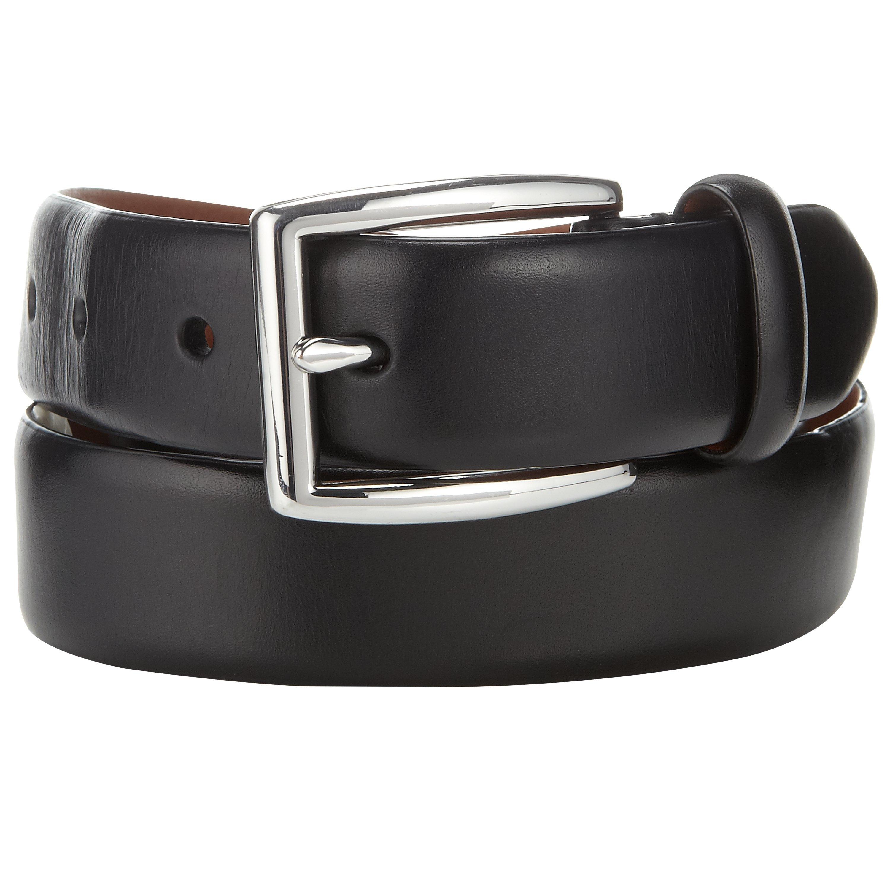 Polo Ralph Lauren Saddle Leather Dress Belt, Black
