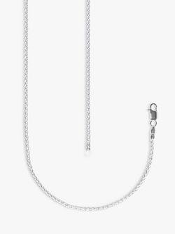 Nina B Spiga Silver Chain, Silver, Silver