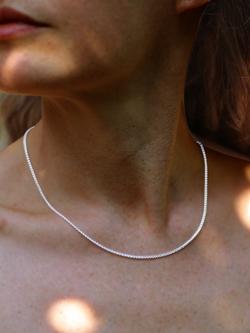 Nina B Spiga Silver Chain, Silver - view 2, Silver