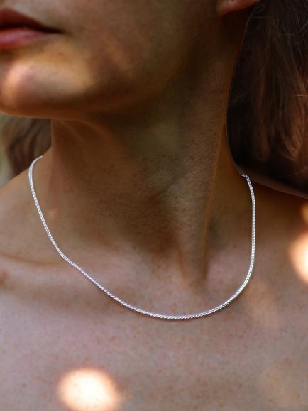 Nina B Spiga Silver Chain, Silver - view 2, Silver
