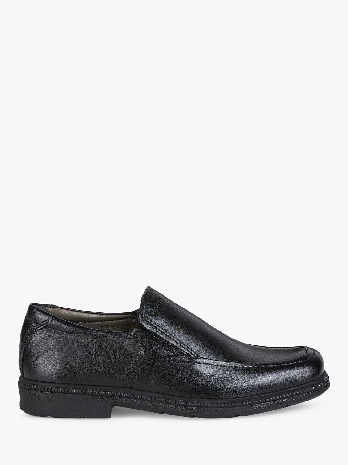 Product image 1 of 7, which shows Geox Kids' Federico Slip-on Shoes, Black, 36