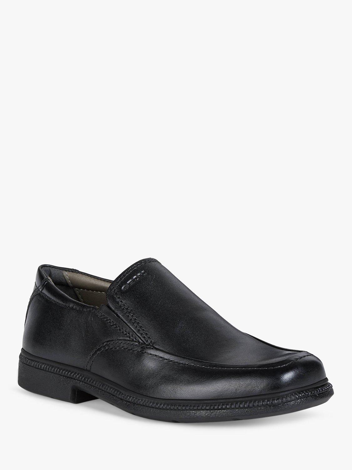 Product image 2 of 7, which shows Geox Kids' Federico Slip-on Shoes, Black, 36
