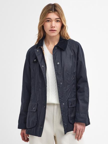 Barbour Beadnell Waxed Jacket, Navy
