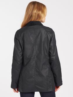 Barbour Beadnell Waxed Jacket - view 2, Navy