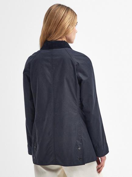 Barbour Beadnell Waxed Jacket - view 2, Navy