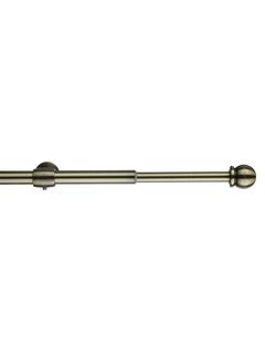 John Lewis Cafe Rod, Antique Brass, L60-100cm x Dia.10/13mm