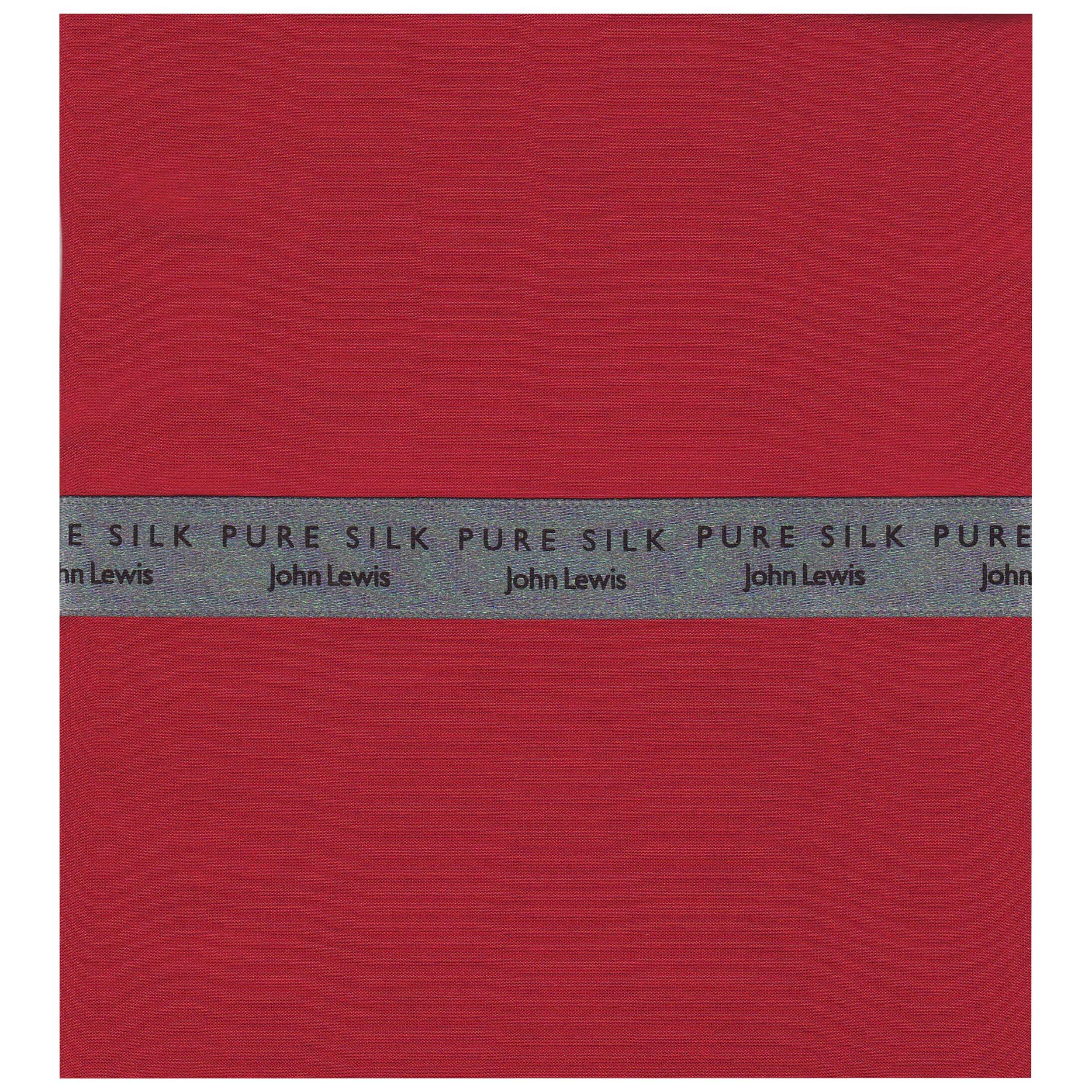 John Lewis Silk Handkerchief, Red