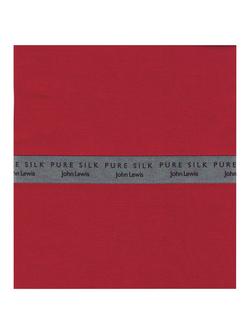 John Lewis Silk Handkerchief, Red