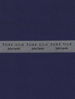 John Lewis Silk Handkerchief, Navy