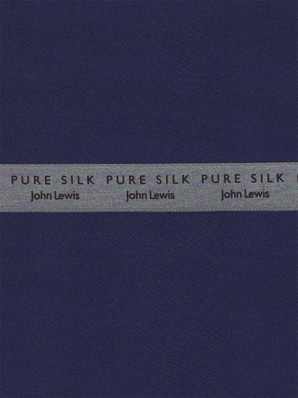 John Lewis Silk Handkerchief, Navy