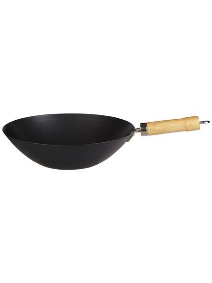 John Lewis Carbon Steel Non-Stick Wok, 31cm, 