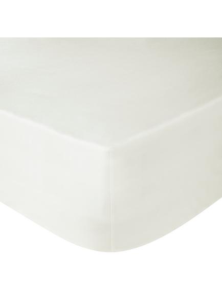 John Lewis Crisp & Fresh Egyptian Cotton Percale 200 Thread Count Deep Fitted Sheet, Cream