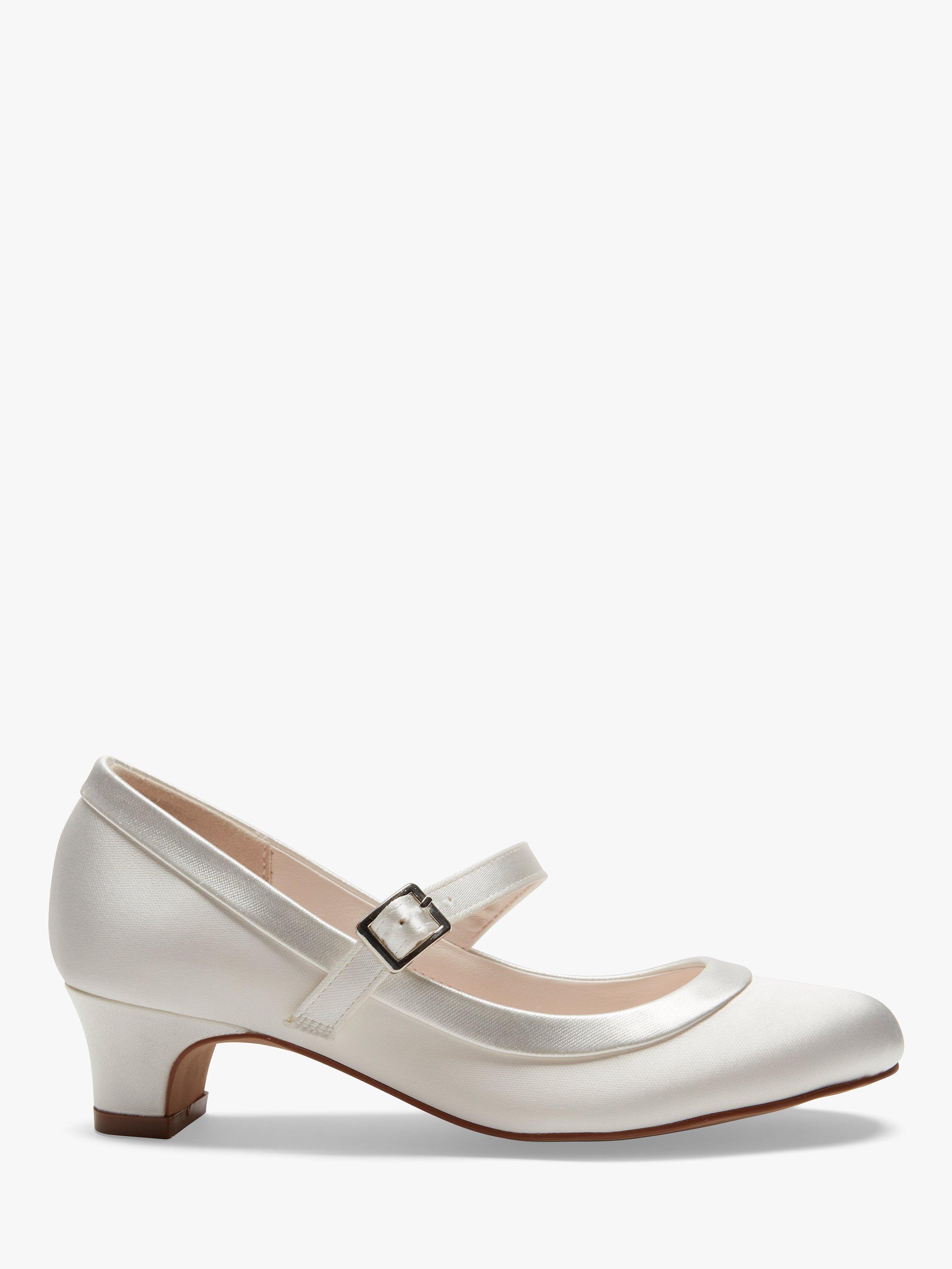 Rainbow Club Maisie Bridesmaids' Shoes, Ivory, 10 Jnr