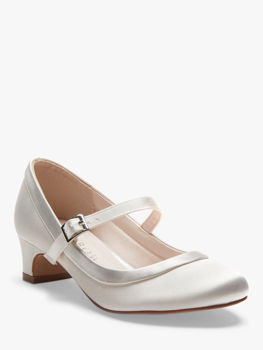 Rainbow Club Maisie Bridesmaids' Shoes, Ivory, 10 Jnr