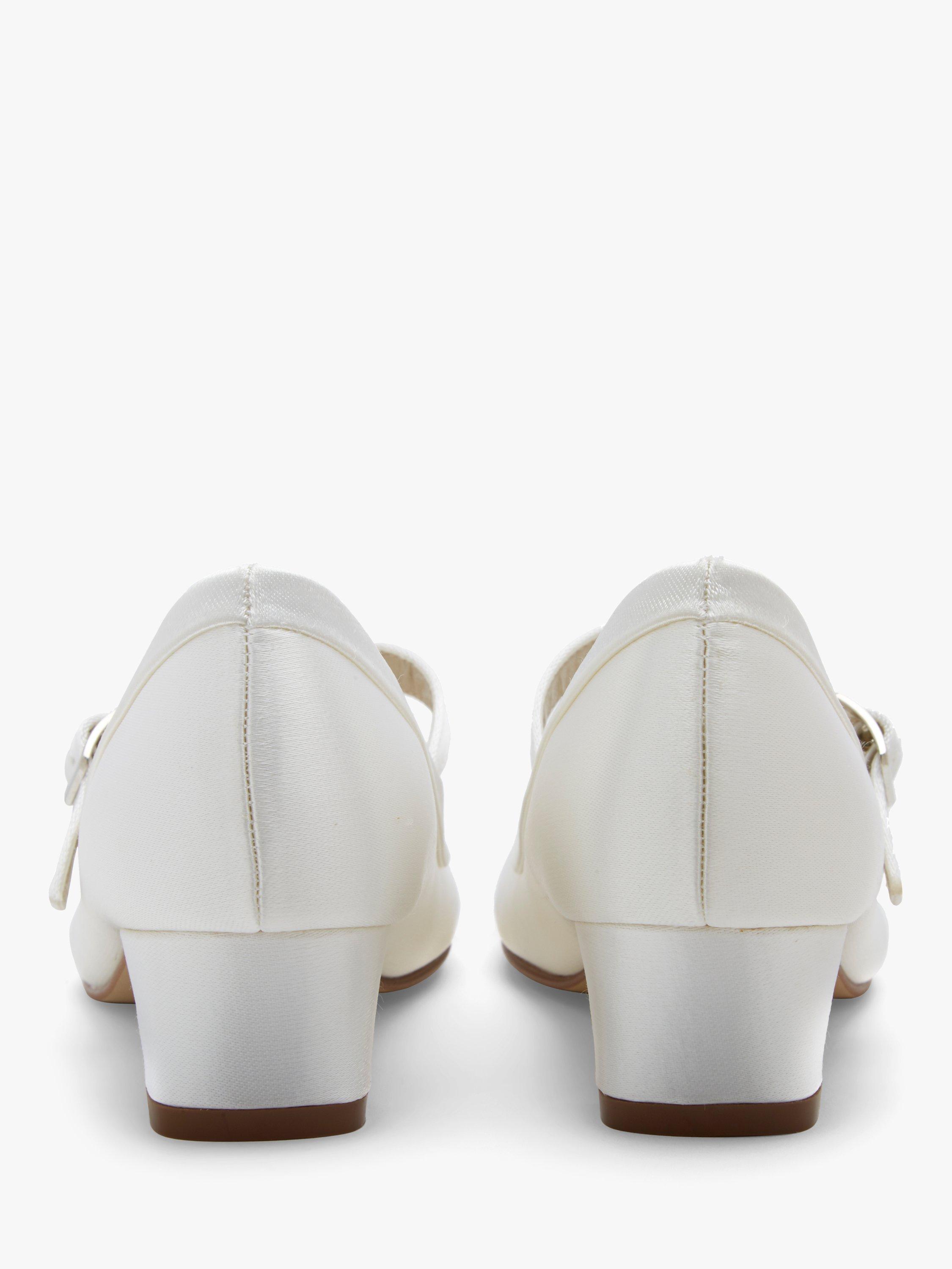 Product image 4 of 5, which shows Rainbow Club Maisie Bridesmaids' Shoes, White, 10 Jnr