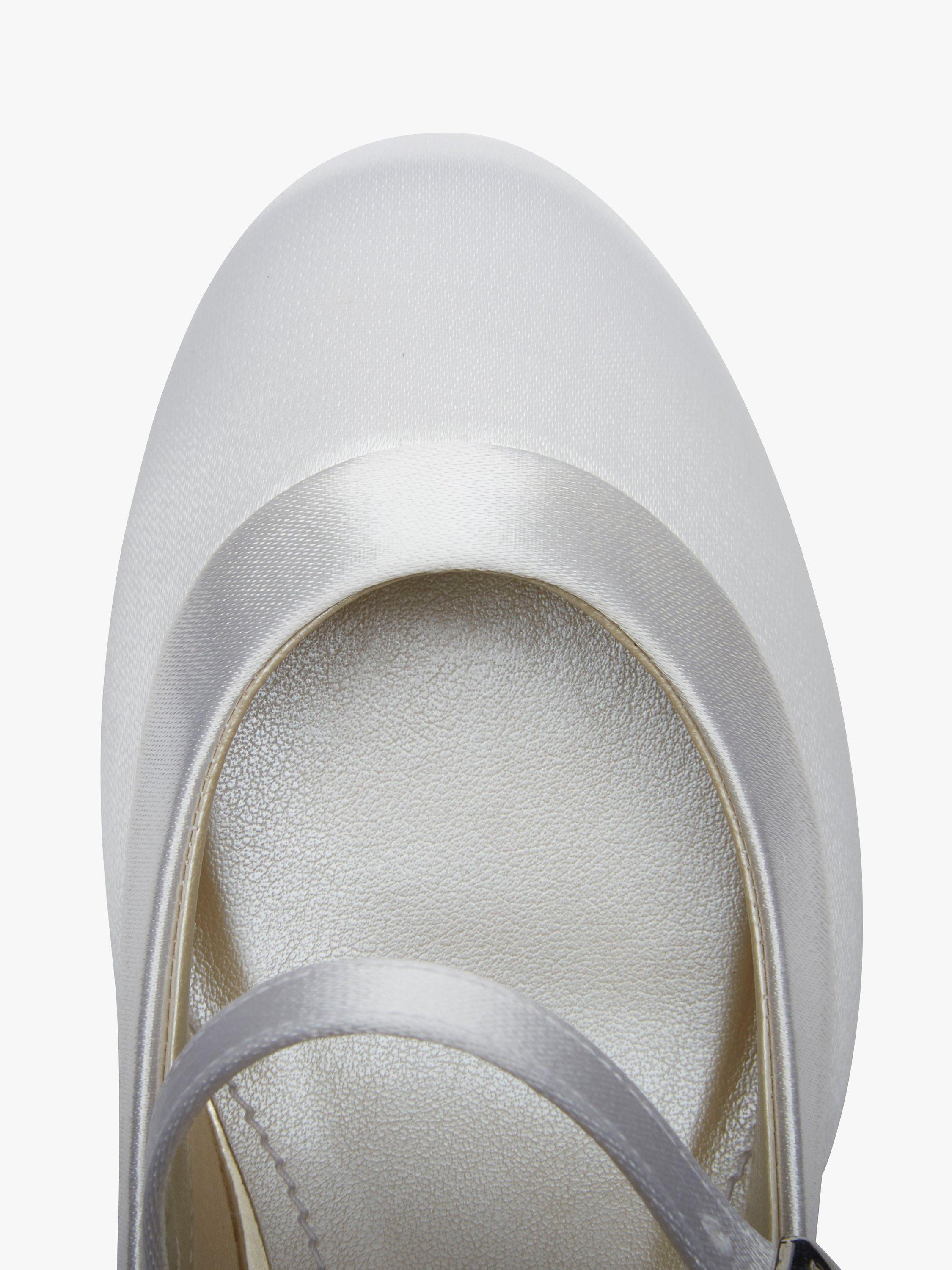 Product image 5 of 5, which shows Rainbow Club Maisie Bridesmaids' Shoes, White, 10 Jnr