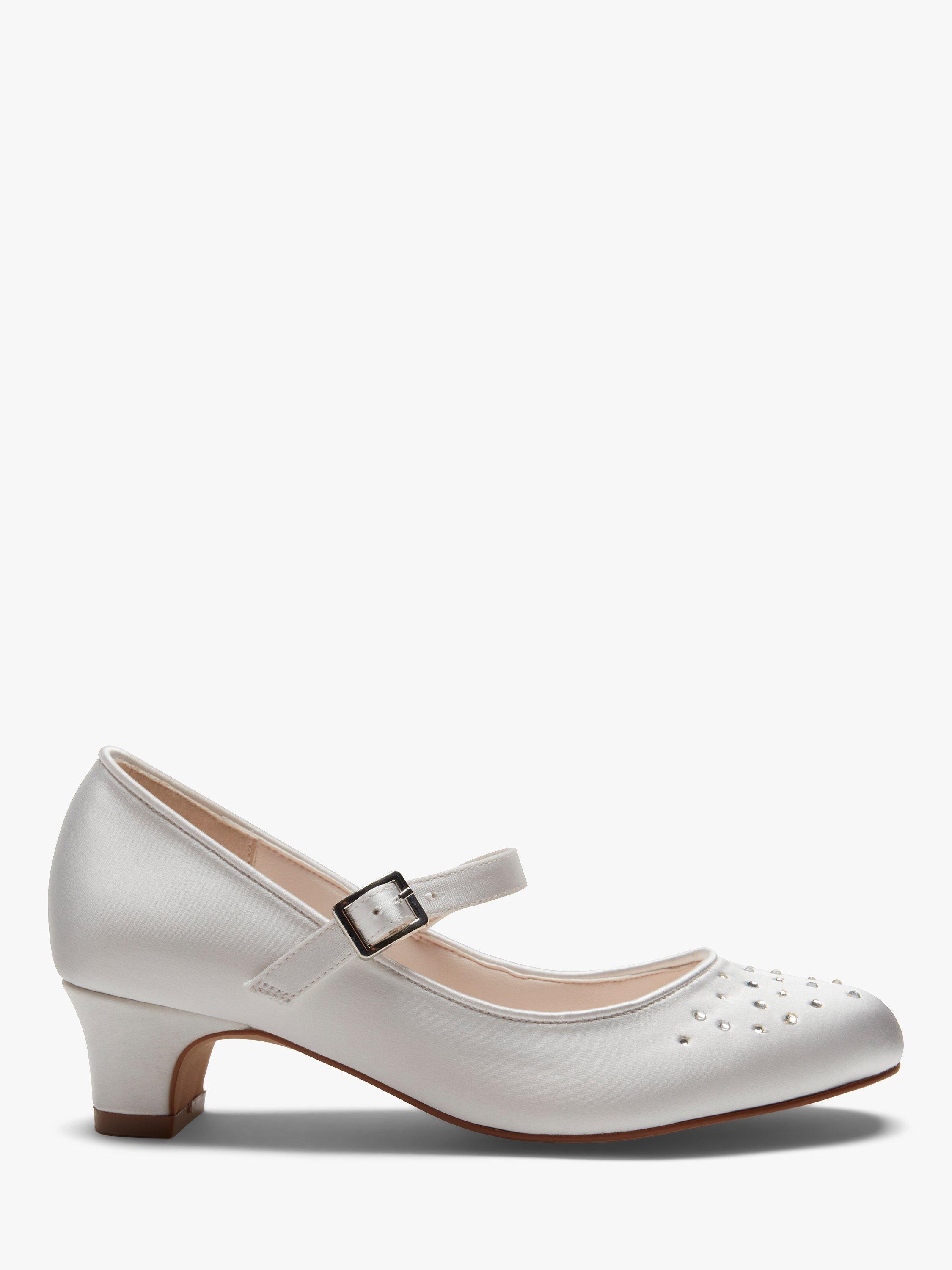 Rainbow Club Verity Bridesmaids' Shoes, Ivory, 10 Jnr