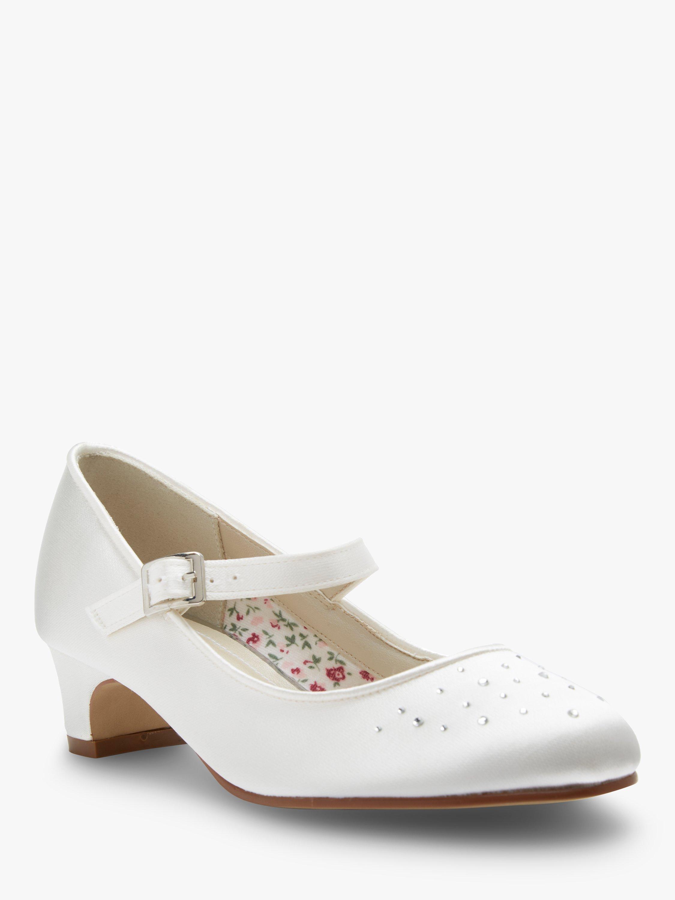 Product image 2 of 6, which shows Rainbow Club Verity Bridesmaids' Shoes, Ivory, 10 Jnr