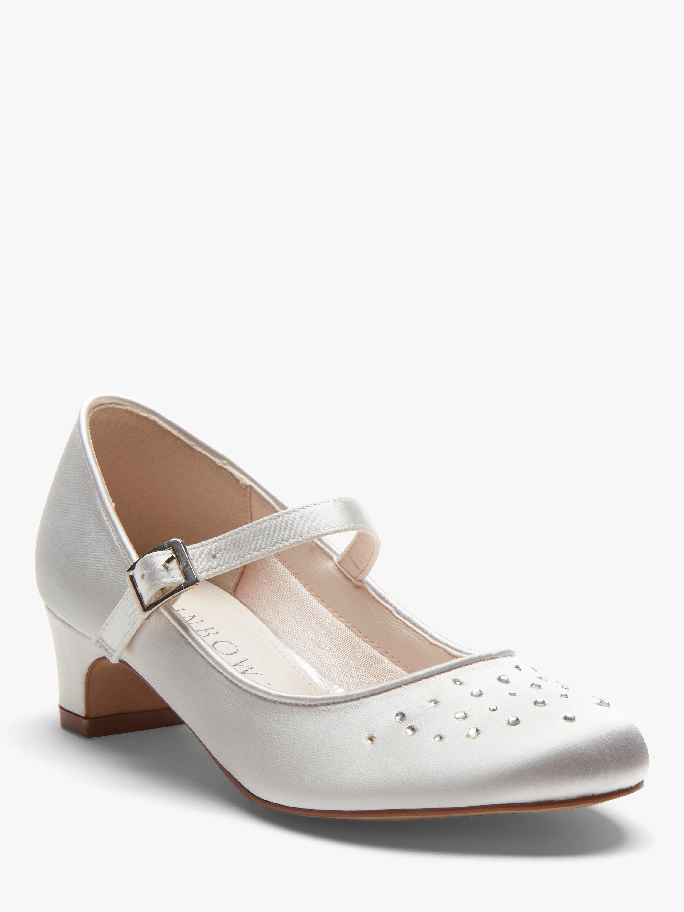 Rainbow Club Verity Bridesmaids' Shoes, Ivory, 10 Jnr