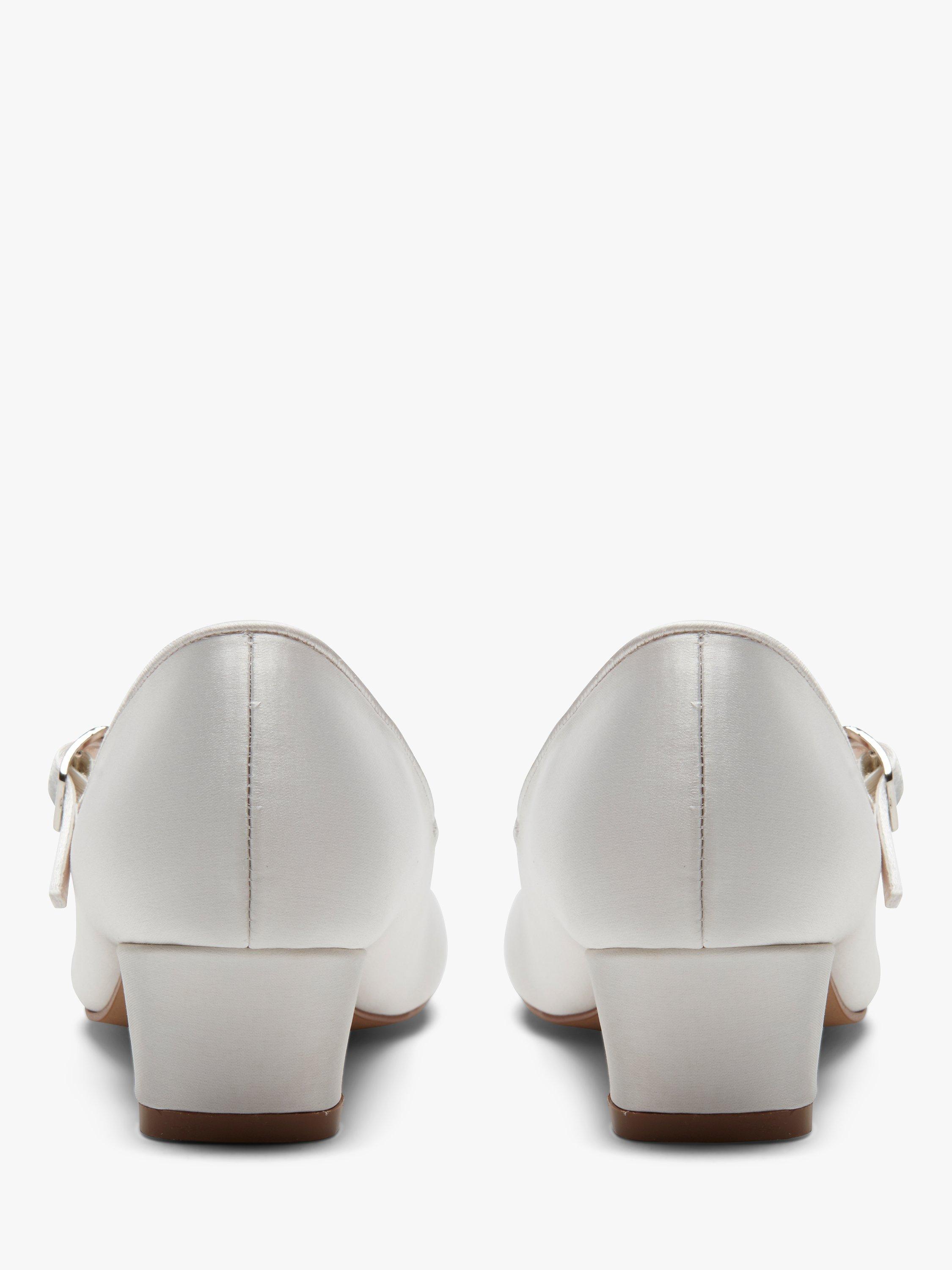 Product image 6 of 6, which shows Rainbow Club Verity Bridesmaids' Shoes, Ivory, 10 Jnr