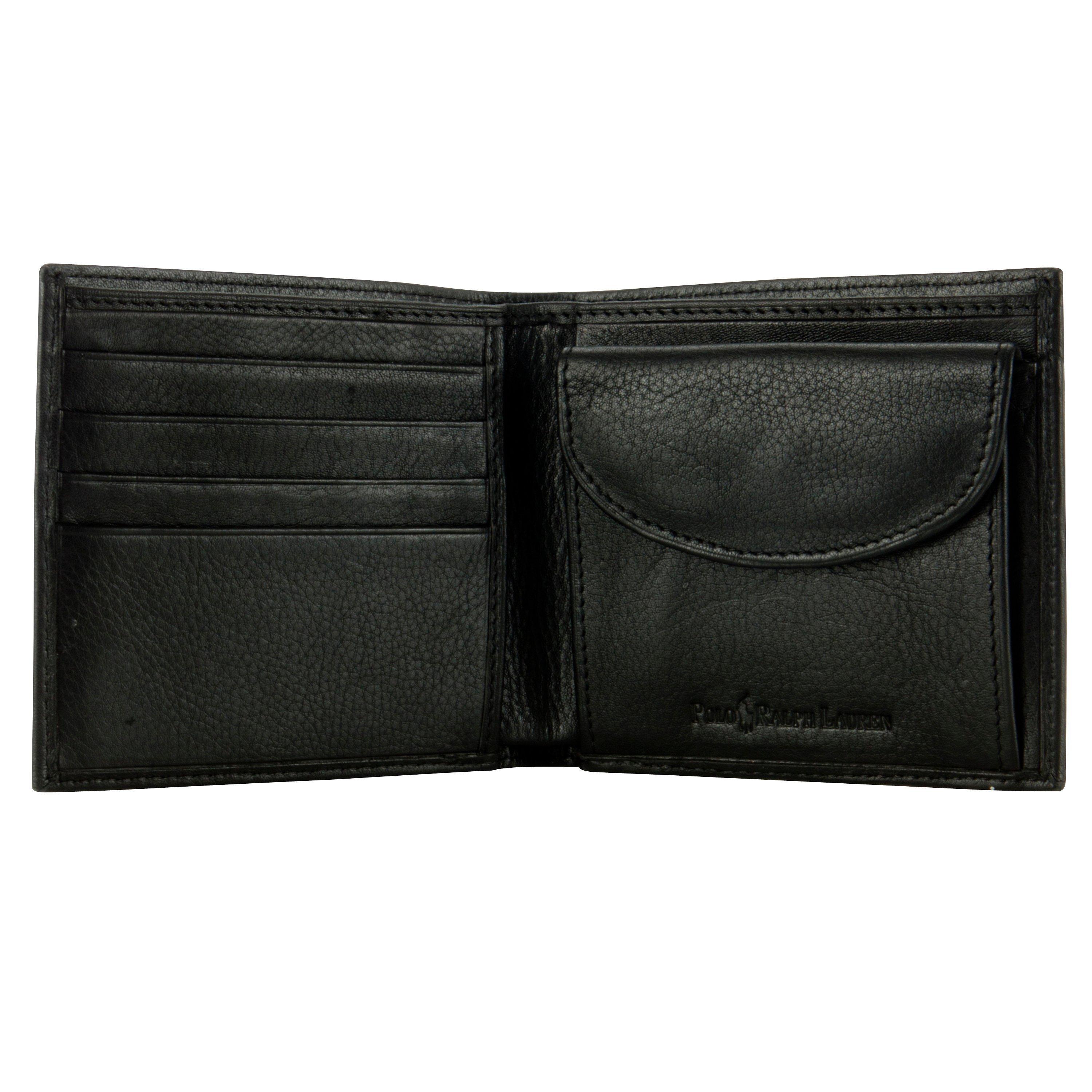 Polo Ralph Lauren Pebble Leather Wallet Black