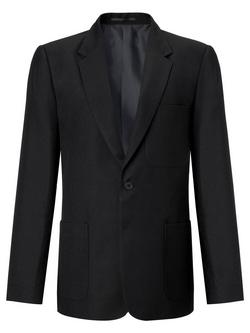 John Lewis Boys' School Blazer - view 2, Black