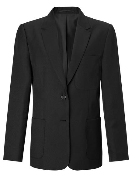John Lewis Girls' School Blazer, Black - view 2, Black