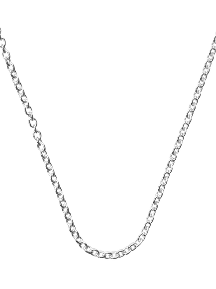 Nina B Silver Trace Chain Necklace, Silver