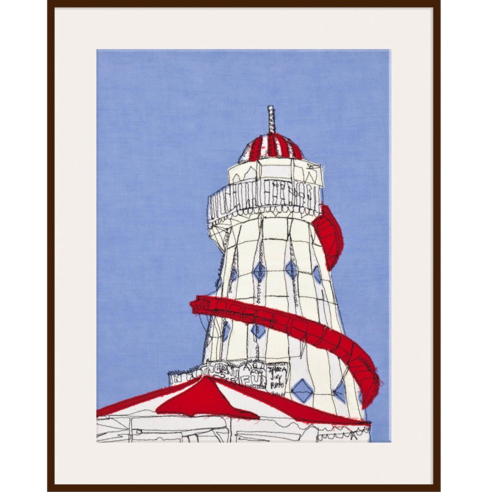 Gillian Bates - Helter Skelter, Dark Brown Framed Print