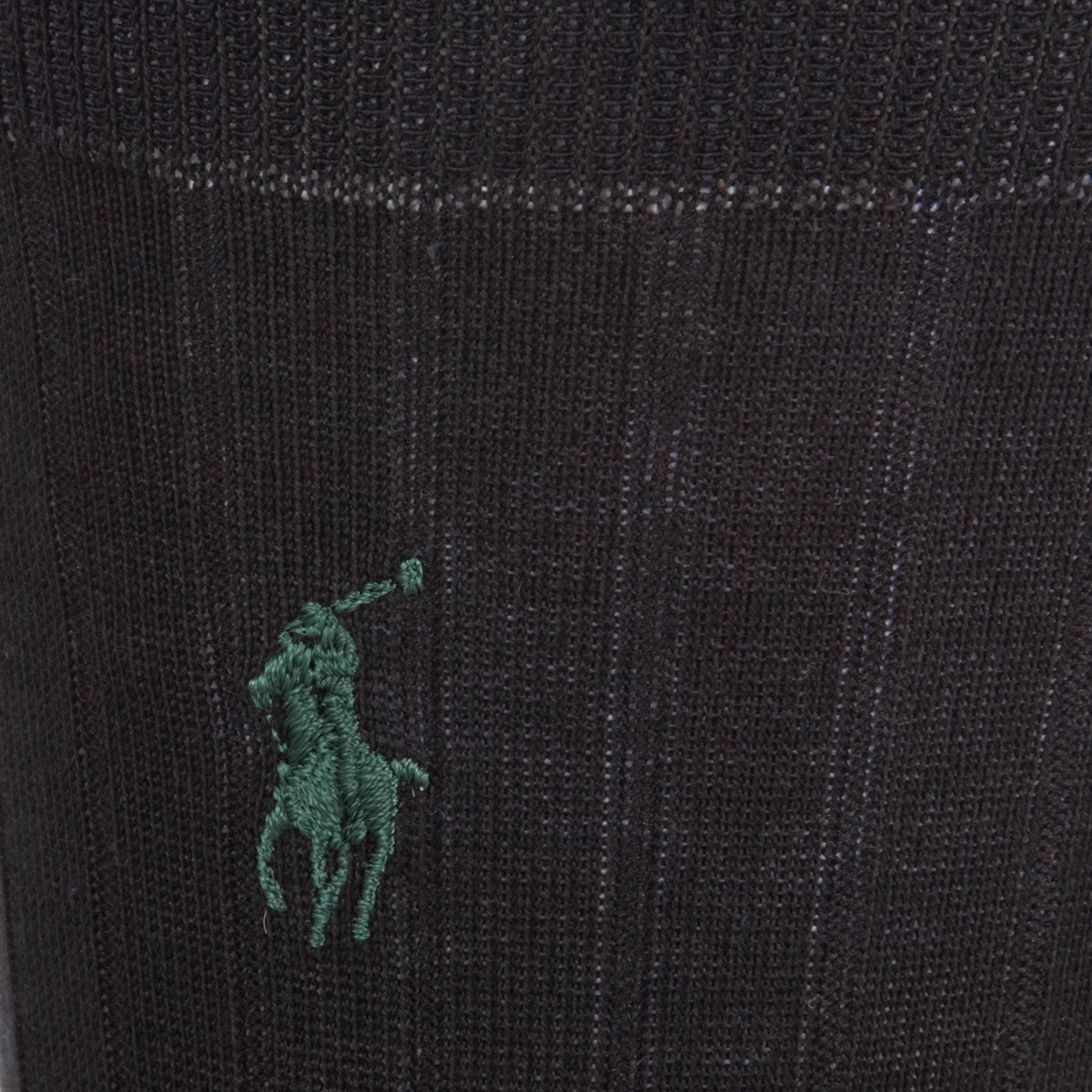Product image 2 of 2, which shows Polo Ralph Lauren Egyptian Cotton Socks, Black, S-M