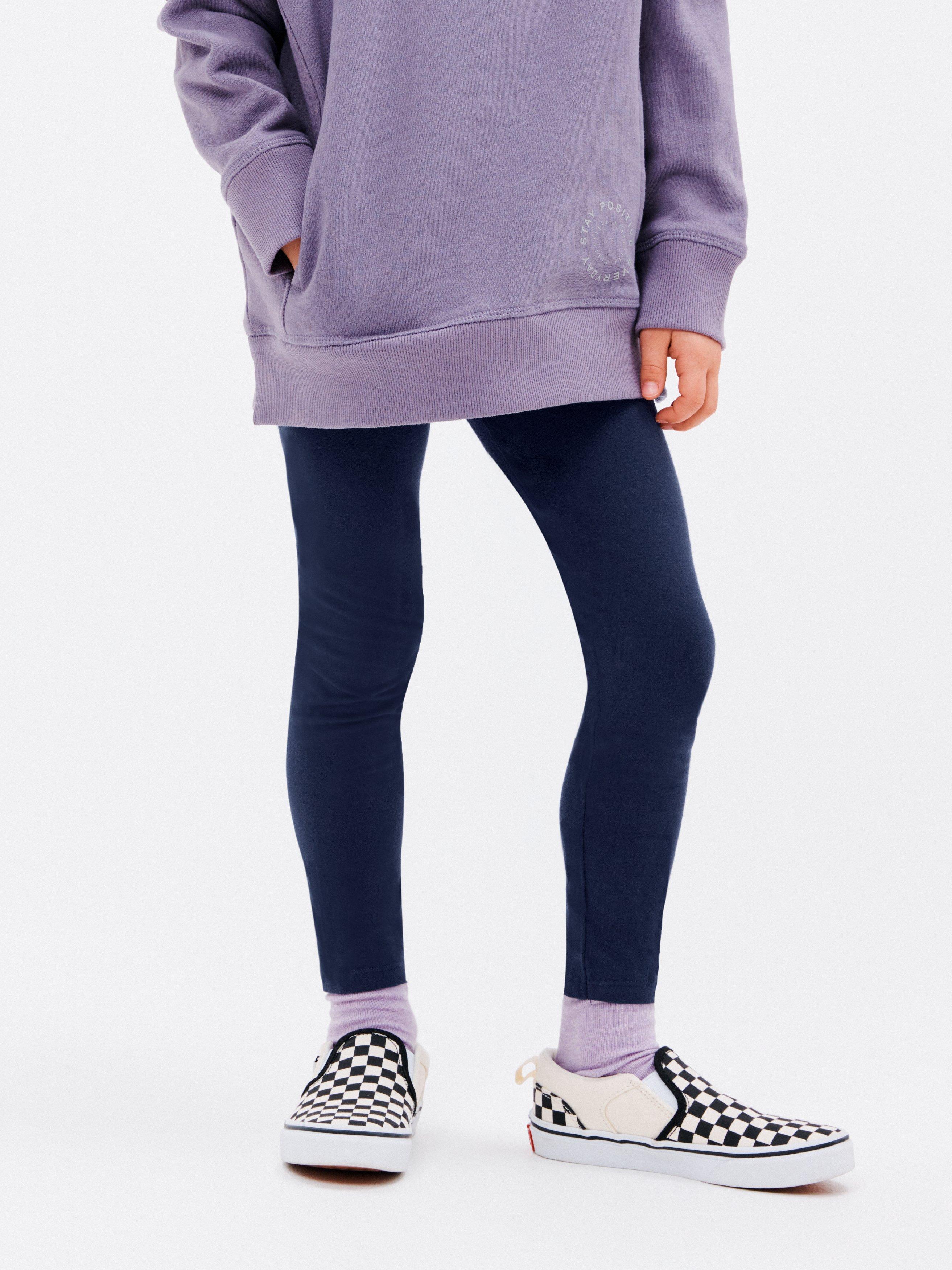 John Lewis Kids Basic Leggings Navy