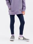 John Lewis Kids' Basic Leggings, Navy