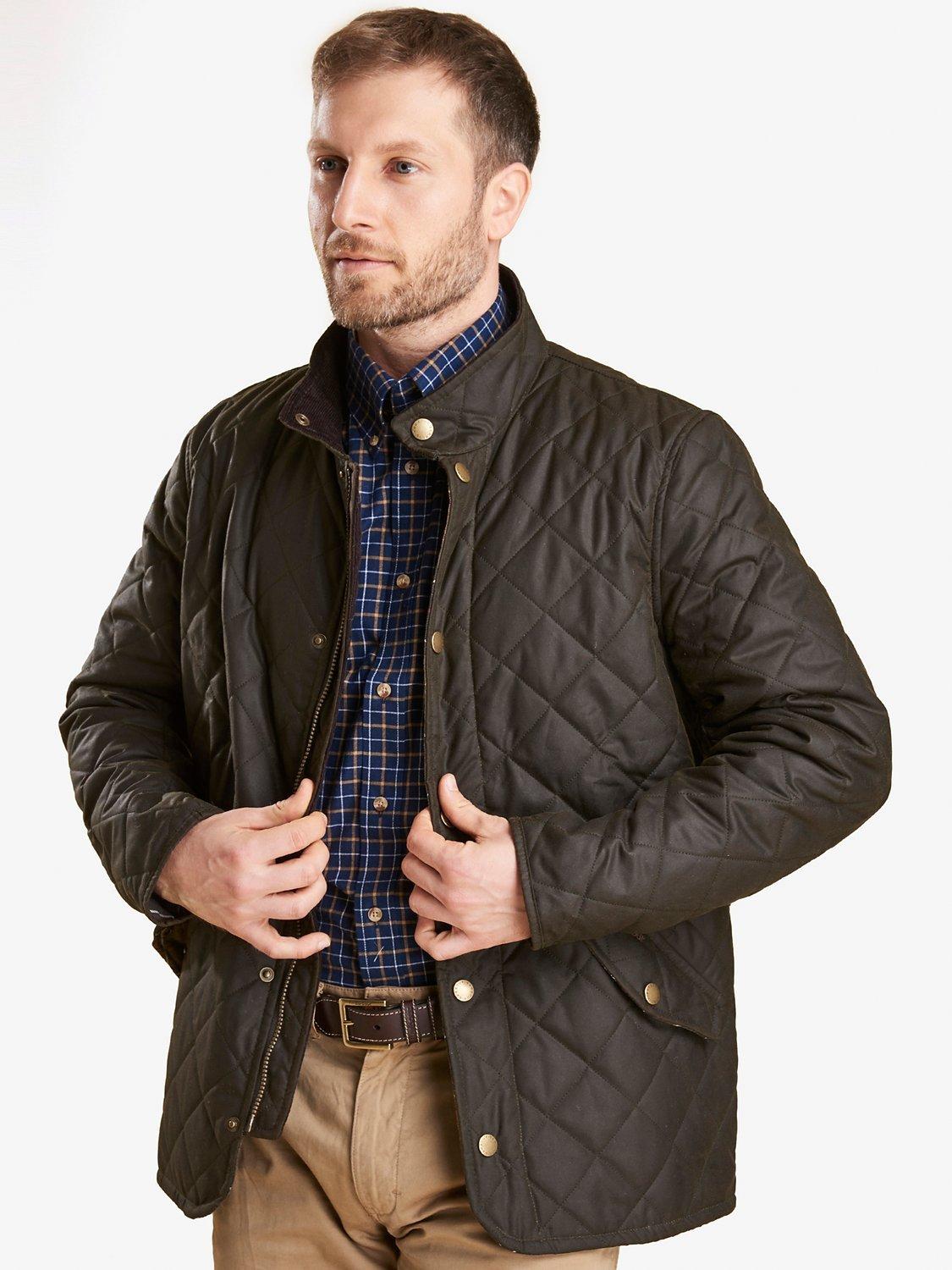 Barbour Waxed Chelsea Jacket Olive