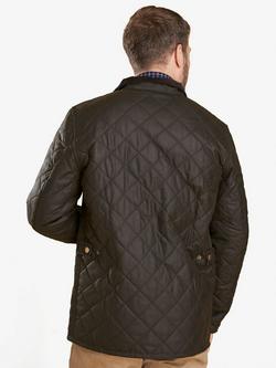 Barbour Waxed Chelsea Jacket, Olive - view 2, Olive