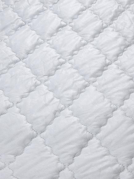 John Lewis Synthetic Soft Touch Washable Quilted Mattress Protector - view 2, White