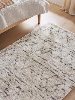 John Lewis Luxe Berber Style Rug - view 2, Brown/Beige