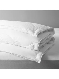 John Lewis Synthetic Soft Touch Washable 3-in-1 Duvet, 13.5 Tog (4.5 + 9 Tog), White