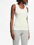 John Lewis Thermal Pointelle Vest, Ivory