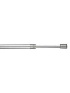 John Lewis Tension Net Rod, Satin Silver, W100-150cm