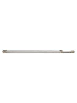 John Lewis Tension Net Rod - view 2, Satin Silver