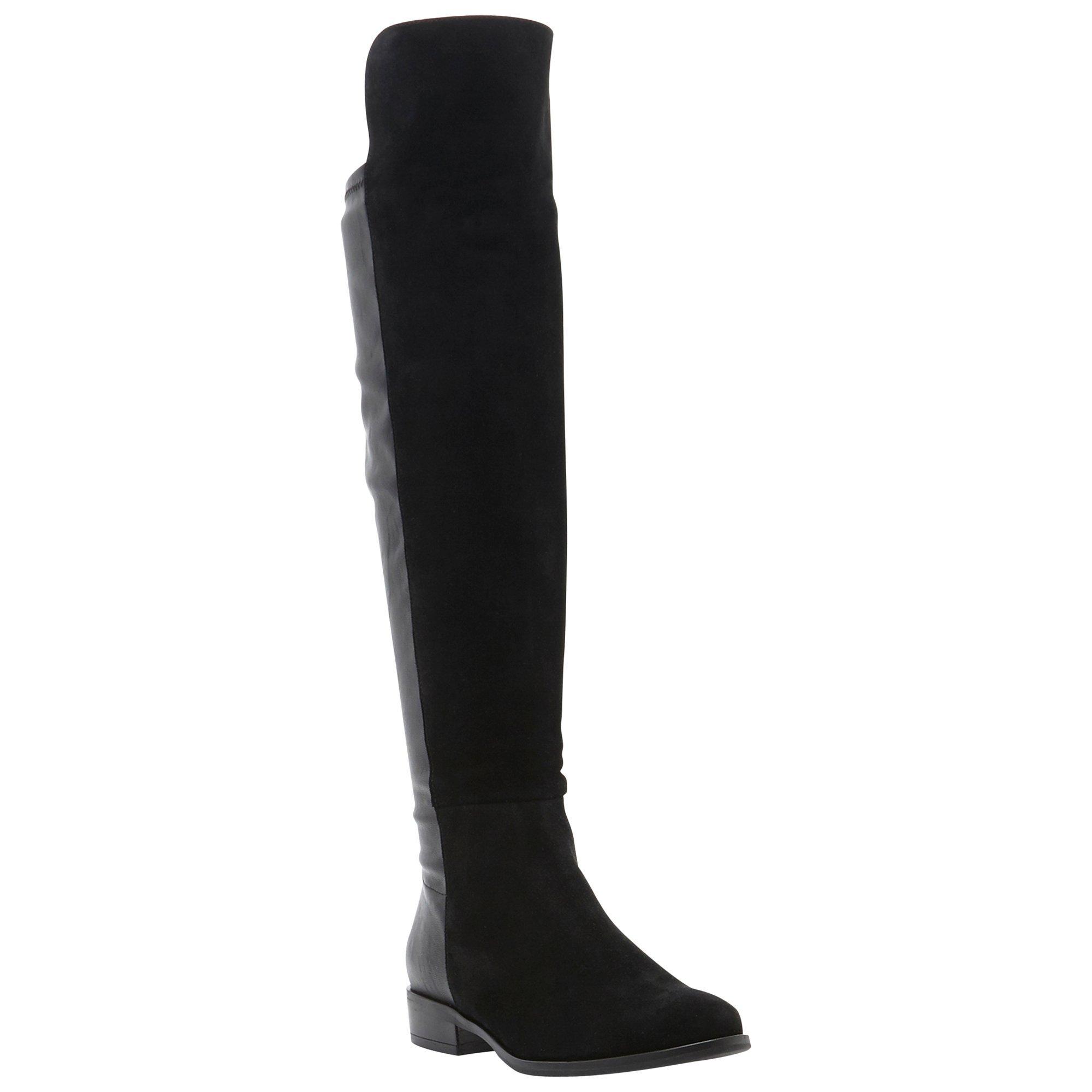 Di black suede over the knee boots hotsell