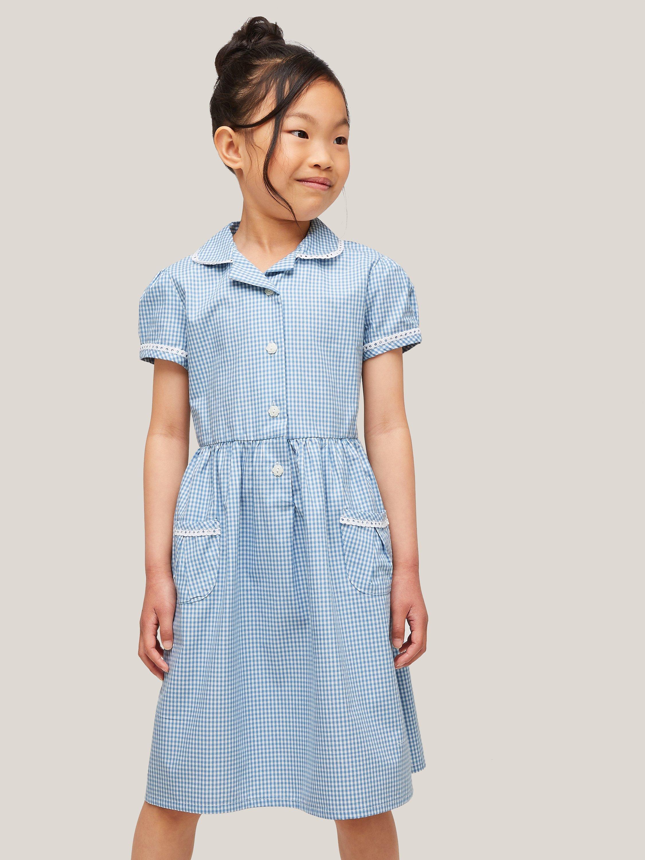 John Lewis Gingham Cotton School Summer Dress