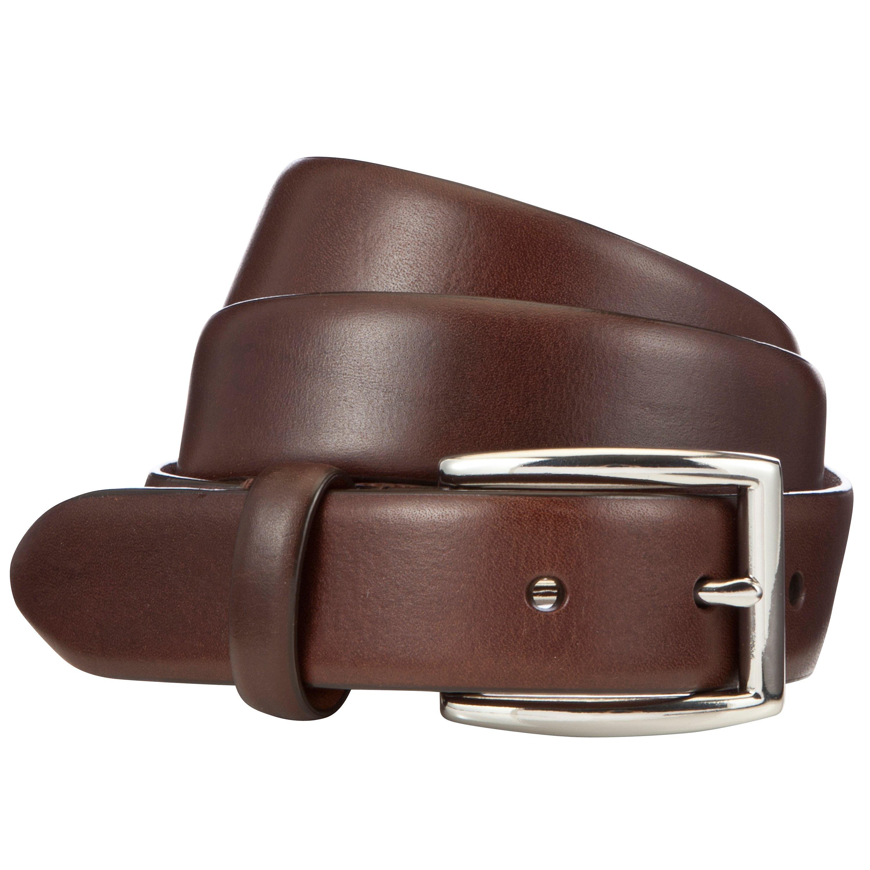 Polo Ralph Lauren Saddle Leather Dress Belt, Brown
