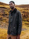 Barbour Ashby Waxed Cotton Field Jacket, Olive