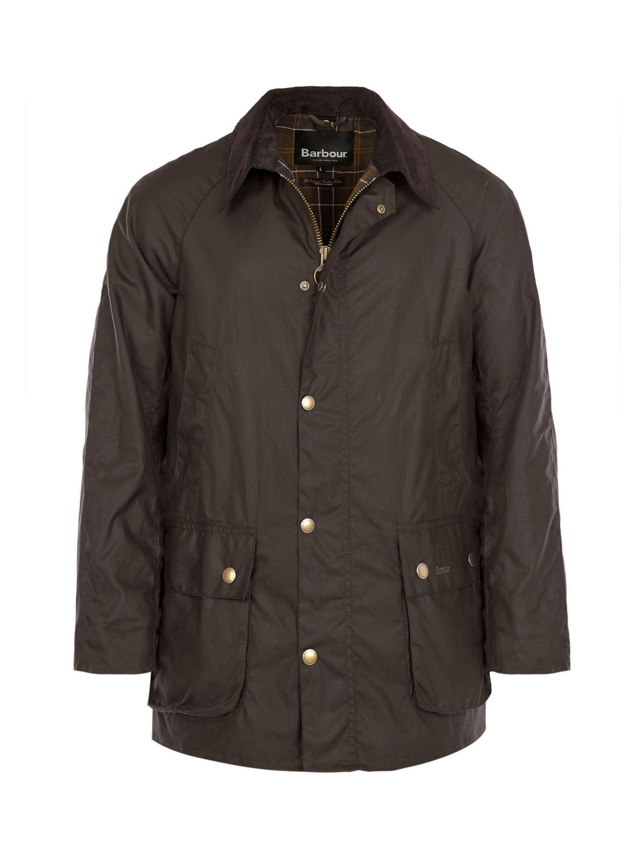 Barbour Ashby Waxed Cotton Field Jacket Olive